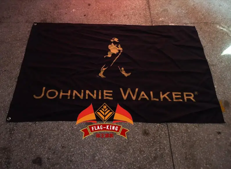 JOHNNIE WALKER ЛОГО брендовый флаг 100% король полиэстер баннер.