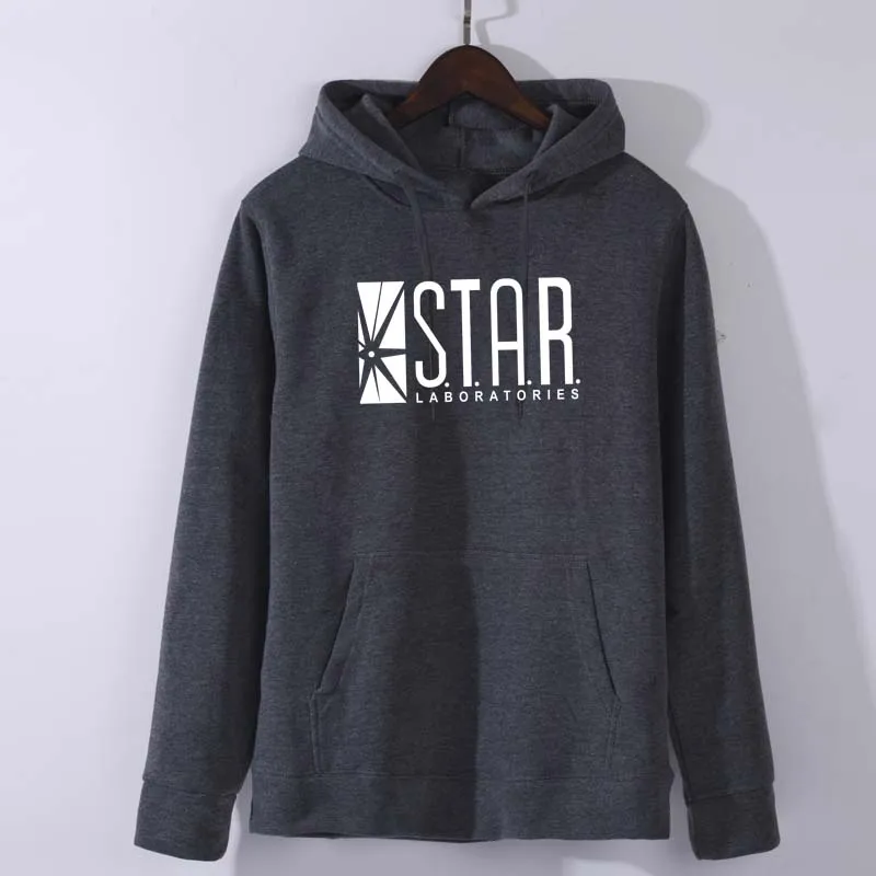 Толстовка СУПЕРМЕНА для женщин со звездным принтом S.T.A.R. Labs Женская повседневная