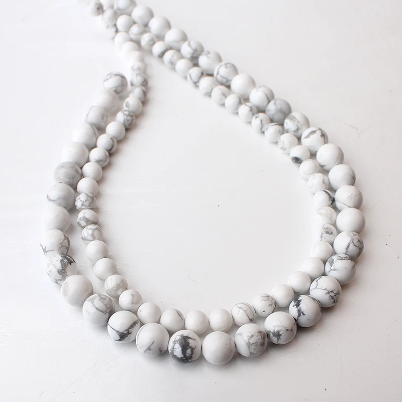 Браслета самодельные украшения аксессуары натуральный 15 ''белый Turquois e