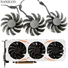 Вентилятор для охлаждения Gigabyte AORUS GTX 1060 1070 1080, Вентилятор Охлаждения видеокарты 75 мм, T128010SU, 0,35, G1 GTX 1070Ti, 1080Ti, 960, 980Ti