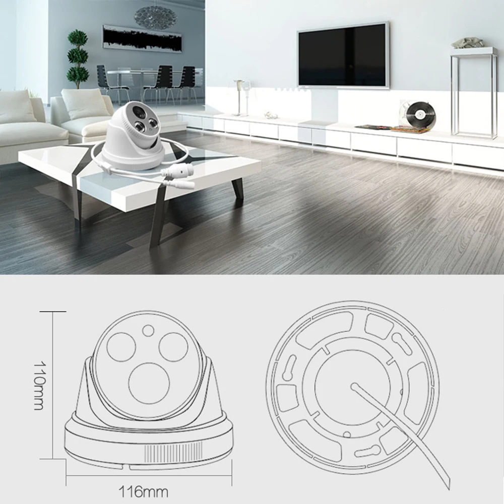 YiiSPO 1080P IP камера full HD H.265/H.264 2.0MP домашняя ночного видения P2P CCTV ONVIF Массив