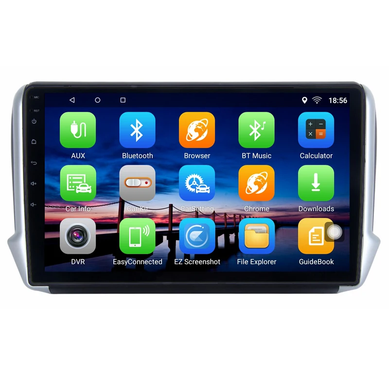 10 &quot2 + 32G 2.5D IPS Android 8 1 автомобильный DVD мультимедийный плеер GPS для Peugeot 2008 208 2013 2014