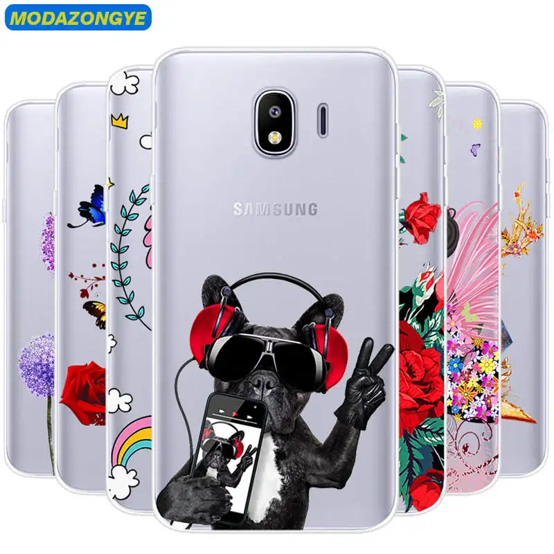 Чехол для Samsung Galaxy J4 чехол 2018 силиконовый из ТПУ телефона J400 J400F SM J400F|Бамперы| |