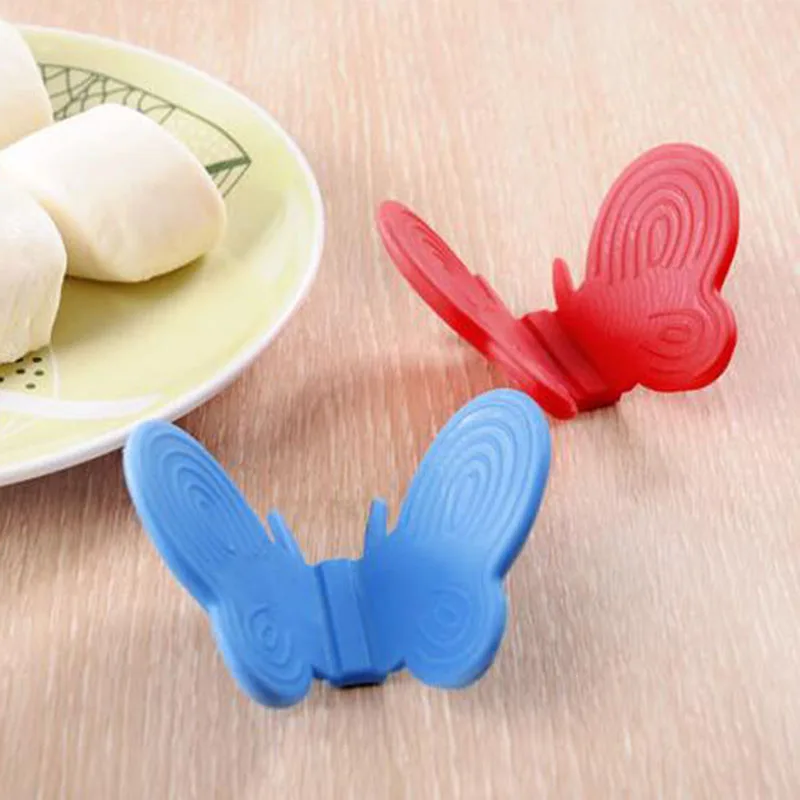 Комплект из 2 предметов с принтом бабочек рукавицы для микроволновой печи Кухня