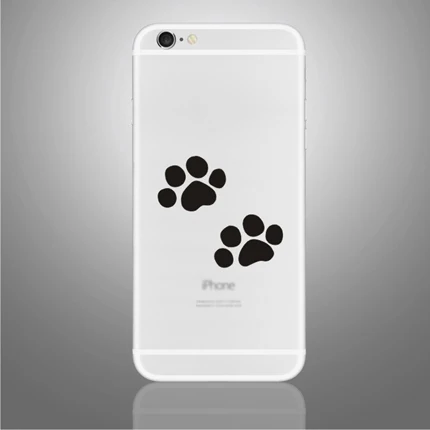 For iPhone 6 B W(34) Виниловые наклейки для iPhone 6/6 Plus для iPhone 7/8 Plus забавные частичные наклейки для iPhone 7/8 X/XS черные наклейки - Цвет: For iPhone 6 B W(34)