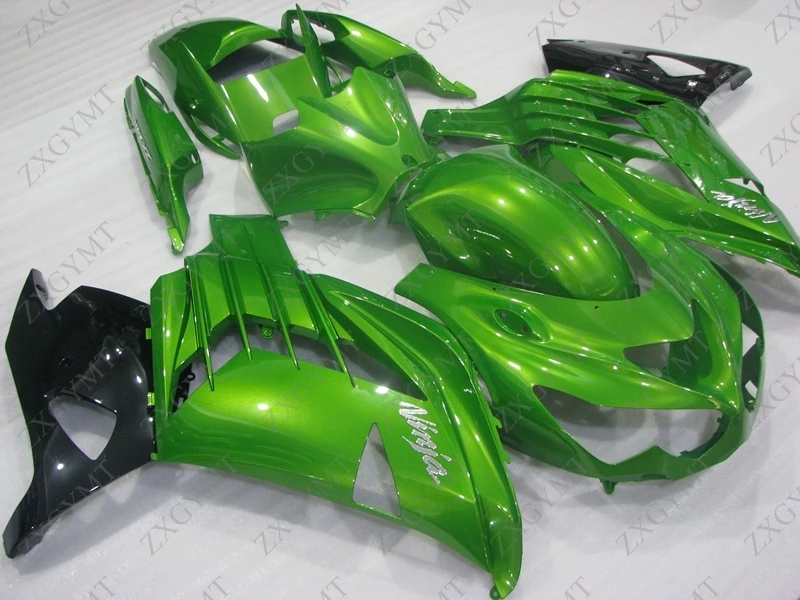 Обтекатель из АБС пластика Zx14 Zx 14r 2012 2015 жемчужно зеленый 60 пластиковых