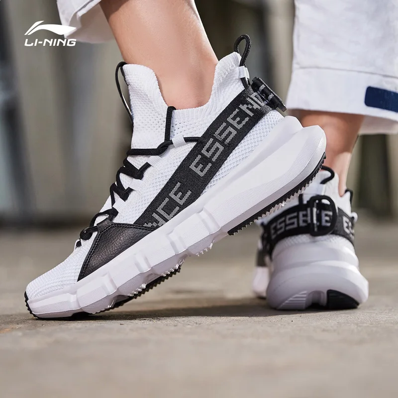 Li-Ning/Мужская обувь для баскетбола на шнуровке; спортивная обувь из дышащей ткани с моноволокнистой подкладкой; кроссовки; AGBP009 XYL250