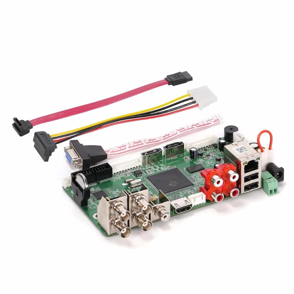 AZISHN CCTV H.264 AHD DVR 4CH1080N Гибридный AHD/CVI/TVI/CVBS 960 H D1 CIF 8CH 1080 P NVR обнаружение движения HDMI 5 в