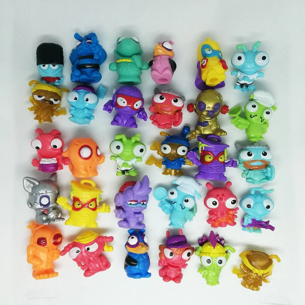 Экшн фигурки аниме Superzings zomling игрушечные животные куклы 3 см резиновая модель