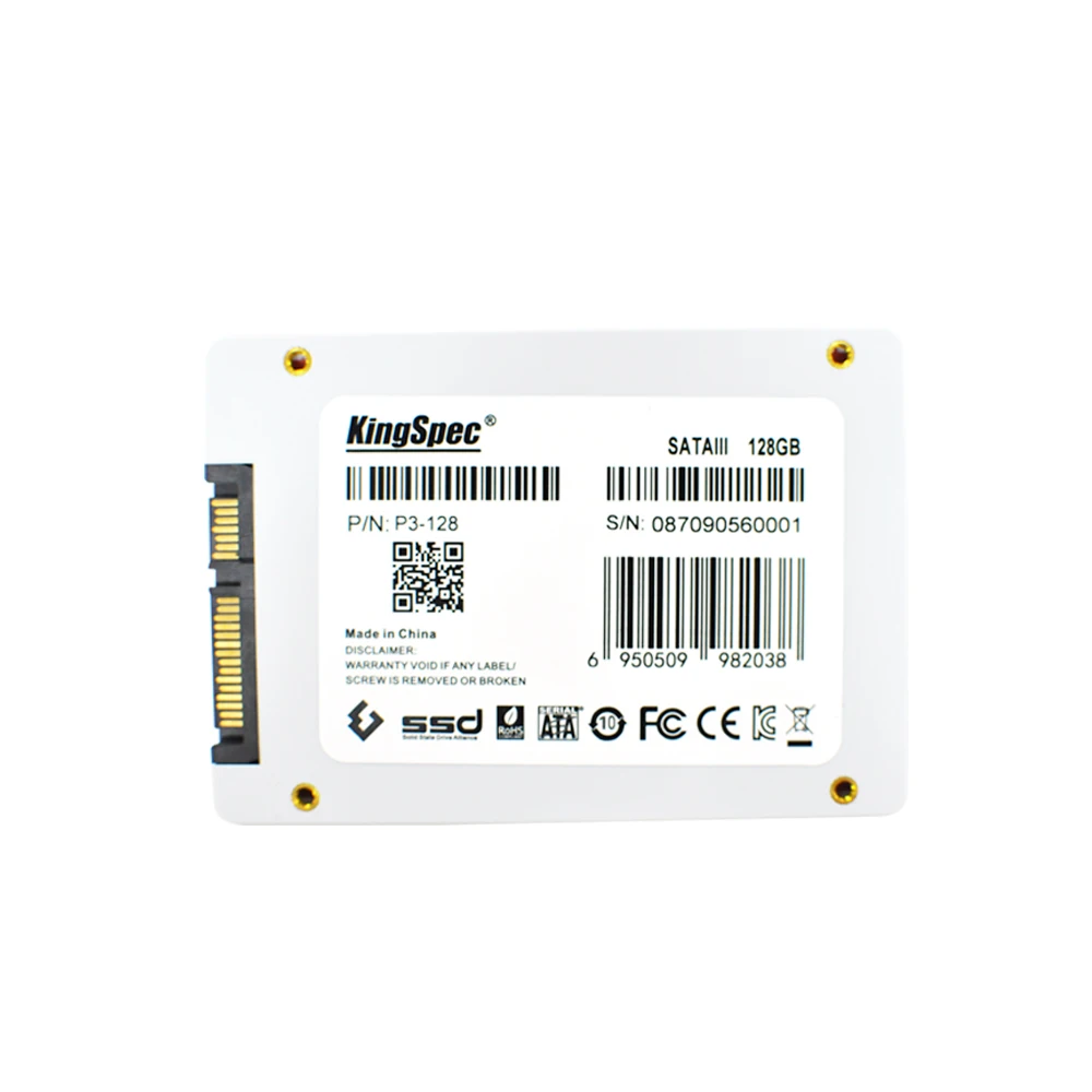Твердотельный накопитель Kingspec 2 5 дюйма SATA III 6 дюймов II SSD 32 ГБ 64 128 256 512 HDD