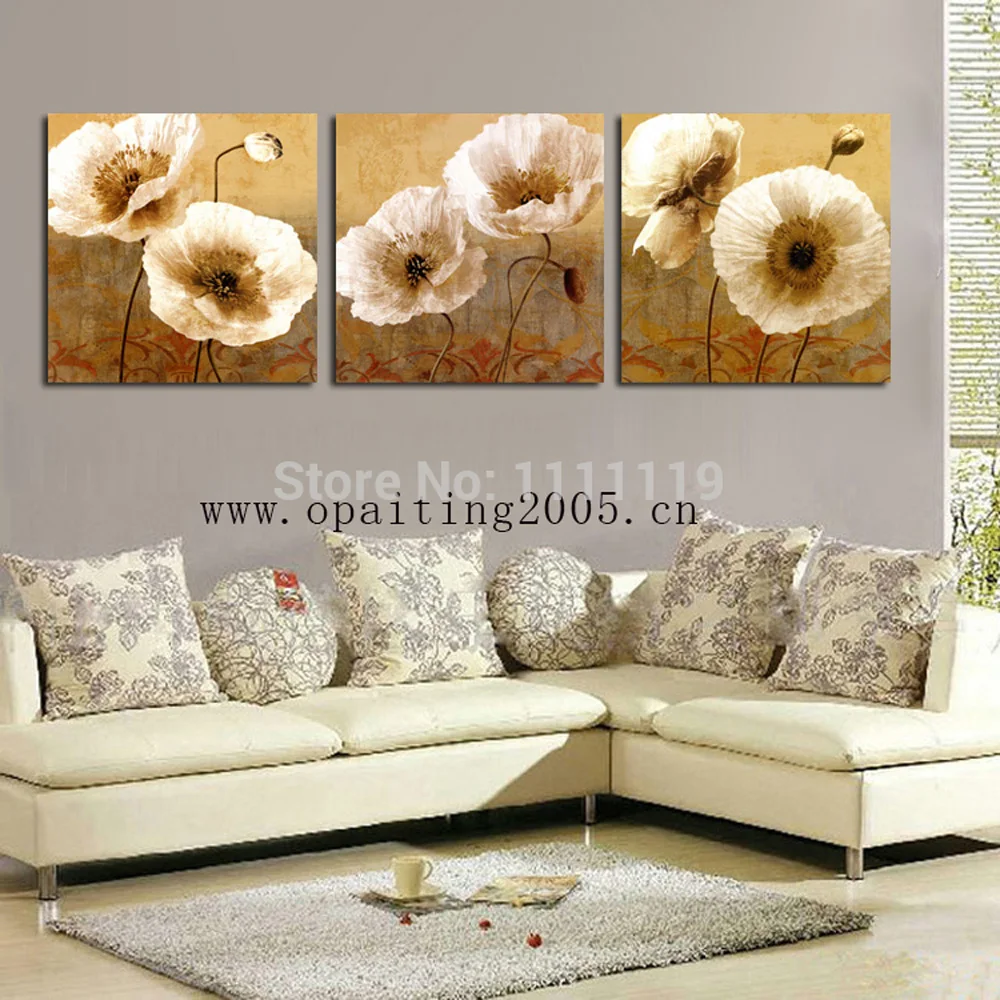 Ручная роспись современные картины на холсте золотые цветы пейзаж картина