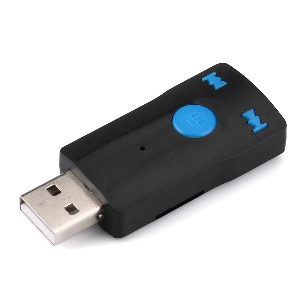 Комплект беспроводной связи Bluetooth для автомобиля AUX аудио USB приемник адаптер