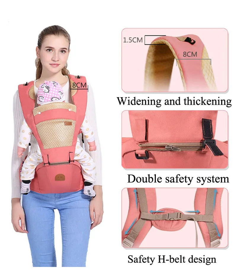 Рюкзак кенгуру с капюшоном эргономичный Регулируемый для детей|baby sling wrap carriers|wrap