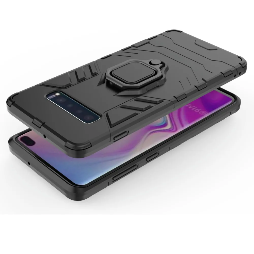 Для Samsung Galaxy S10 Plus Note 9 10 военный защитный противоударный Встроенный