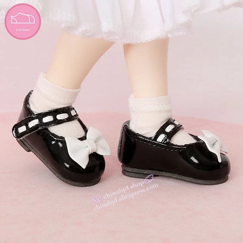 Туфли для кукол BJD 1/6 кожаные туфли красные черные цвета обувь IP YOSD длина WX6 29 4 7 см