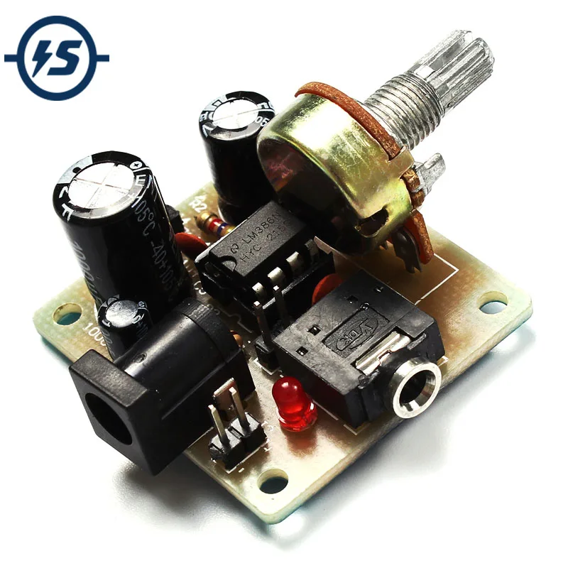 Электронная плата мини усилителя LM386 DIY Kit супер 3 В 12 в усилитель мощности костюма