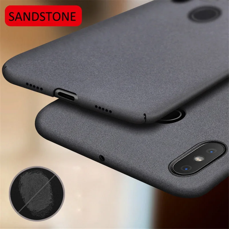 Матовый чехол с песчаником для Xiaomi mi 9 A2 Lite 8 SE A3 9 T, тонкая жесткая задняя крышка для Red mi Note 7 8 Pro 5 4 4X 6A S2 7A