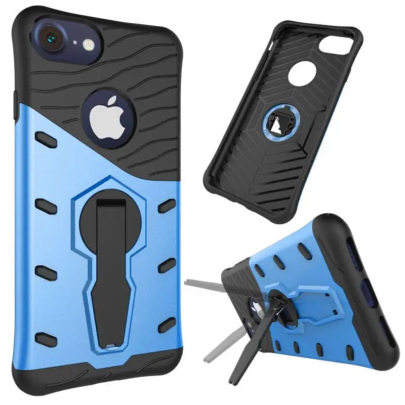 Yoopoo чехол для iPhone 7 плюс TPU + PC Роскошные 360 градусов вращающийся кронштейн задняя