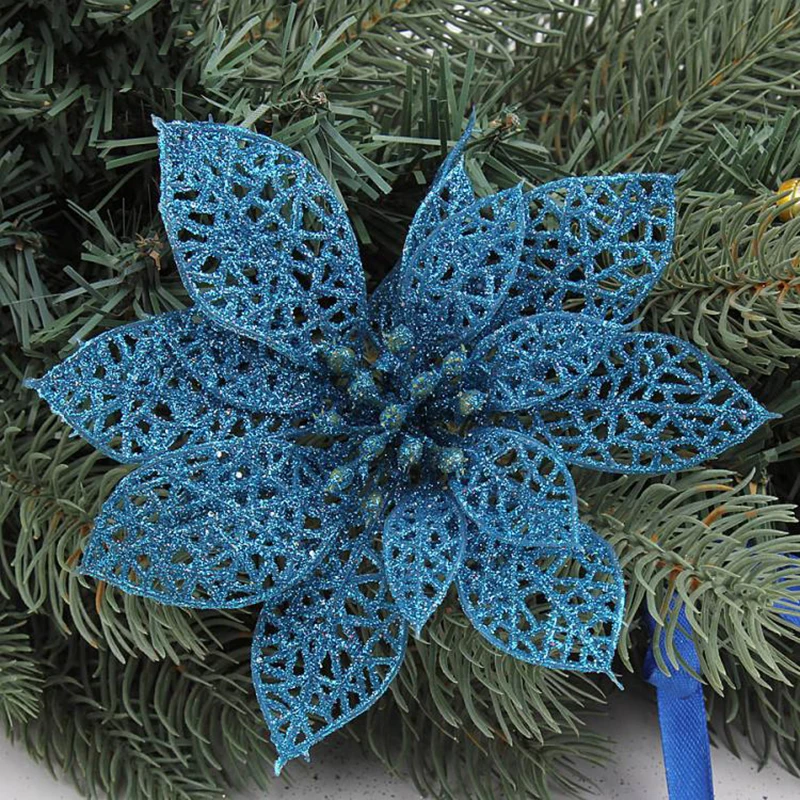 Украшения для дома Рождественская елка цветок Висячие Рождественские