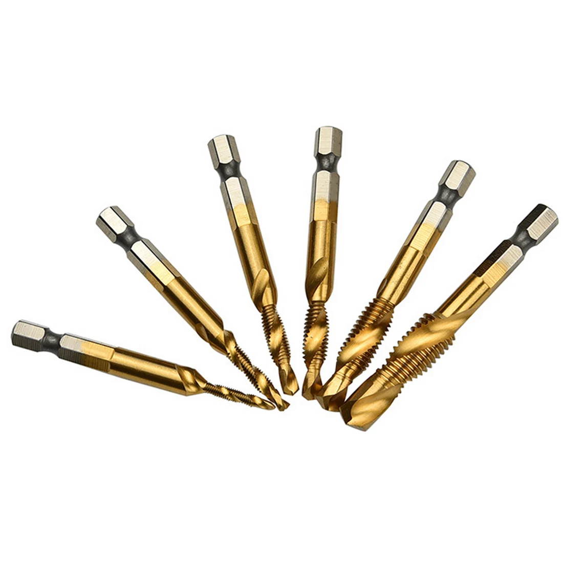 

1PC M3 M4 M5 M6 M8 M10 Hand Tap Drill Bits Metalworking Hex Shank Machine Taps HSS Screw Spiral Point Thread Power Tools