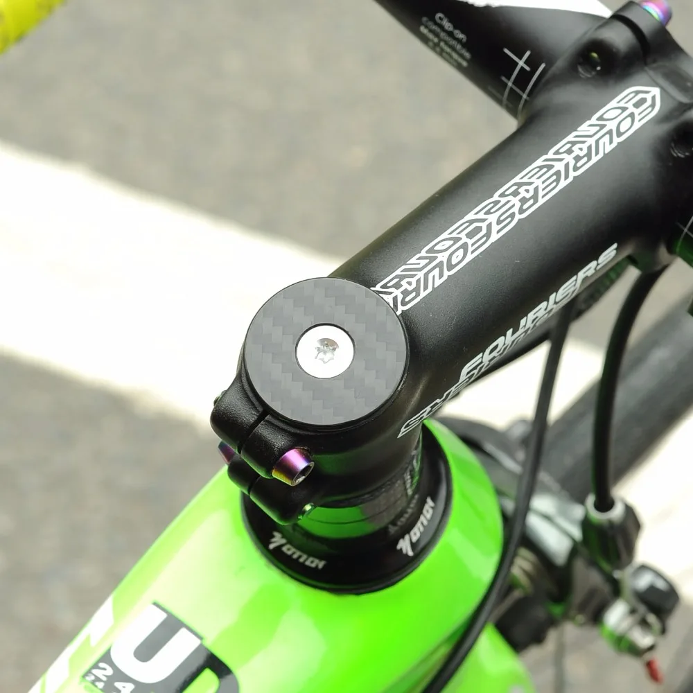 MCELO Bike Superlight 7 г углеродный стержень для велосипеда верхняя крышка с Ti винтом 28 6 мм