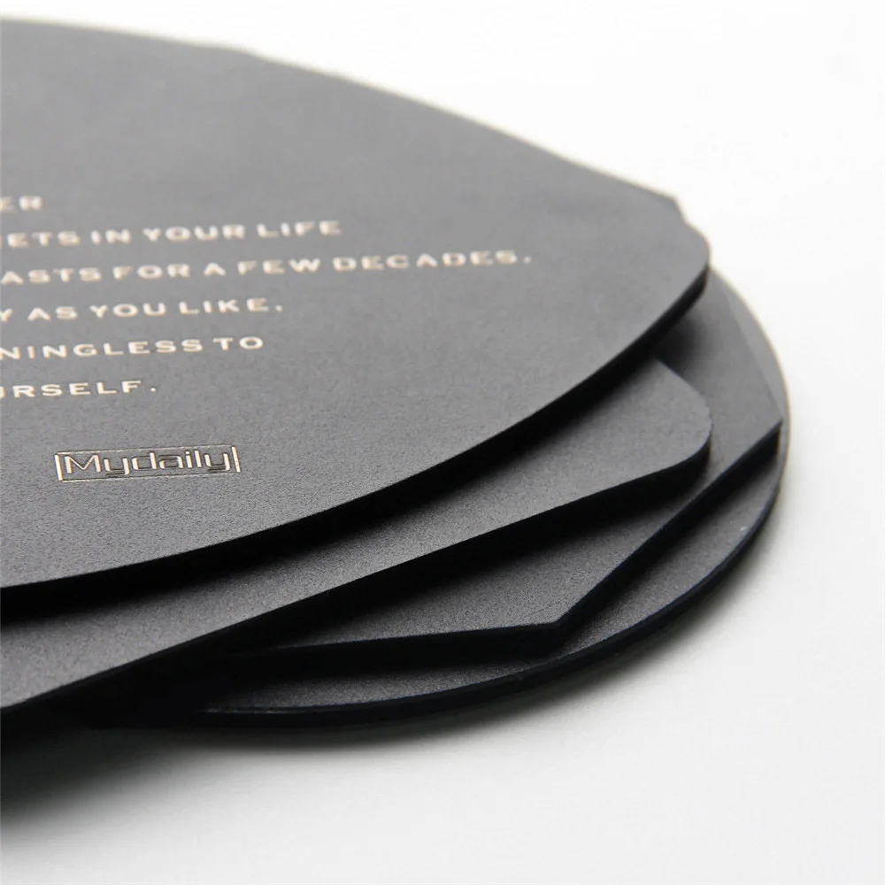 Креативная подставка из искусственной кожи с буквенным дизайном термостойкие