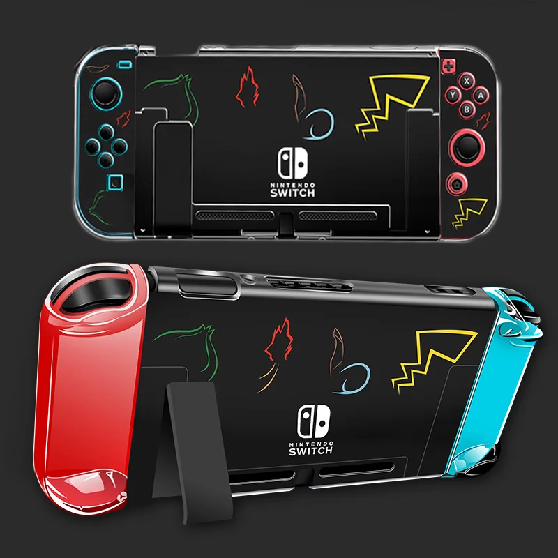 Жесткий Тонкий чехол Nintendo Switch с защитой от отпечатков пальцев цветной защитный