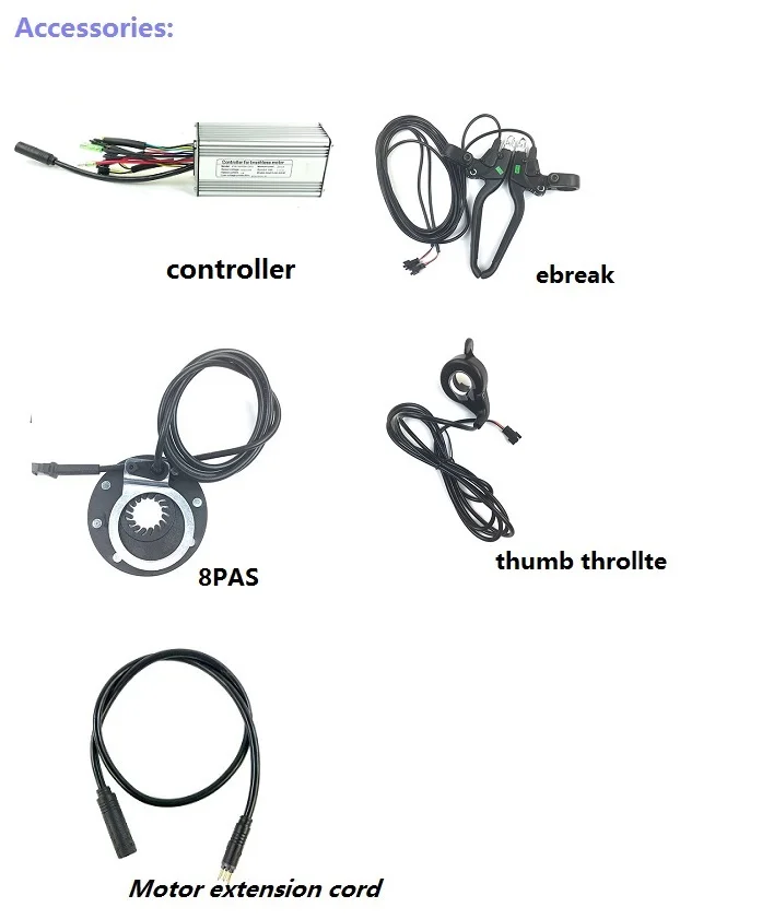Электрический conversion kit 48V 250W сзади повернуть мотор для центрального движения с LCD6 дисплей