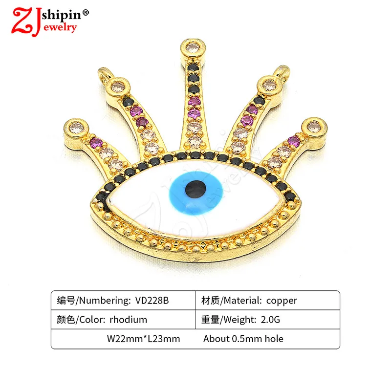 Латунные аксессуары для ювелирных изделий с микро-инкрустированным цирконием