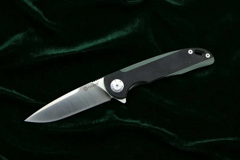 dark green TIGEND CF1010 Тактика Складной нож D2 лезвие G10+ стальная ручка Кемпинг Охота Открытый выживания карманные Кухонные Ножи edc инструменты - Цвет: dark green