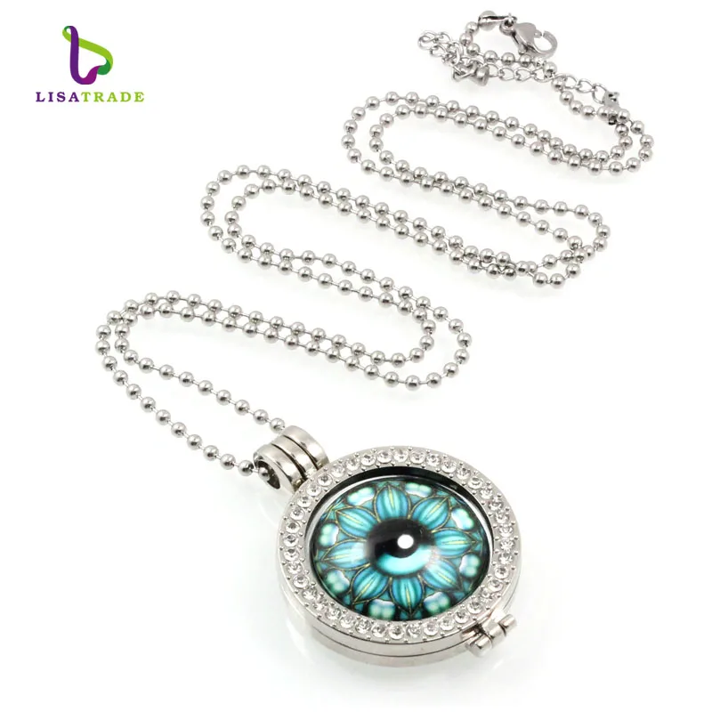 Мое ожерелье в форме монеты глаза 33 мм диск для монет женщин размер 35 держатель с