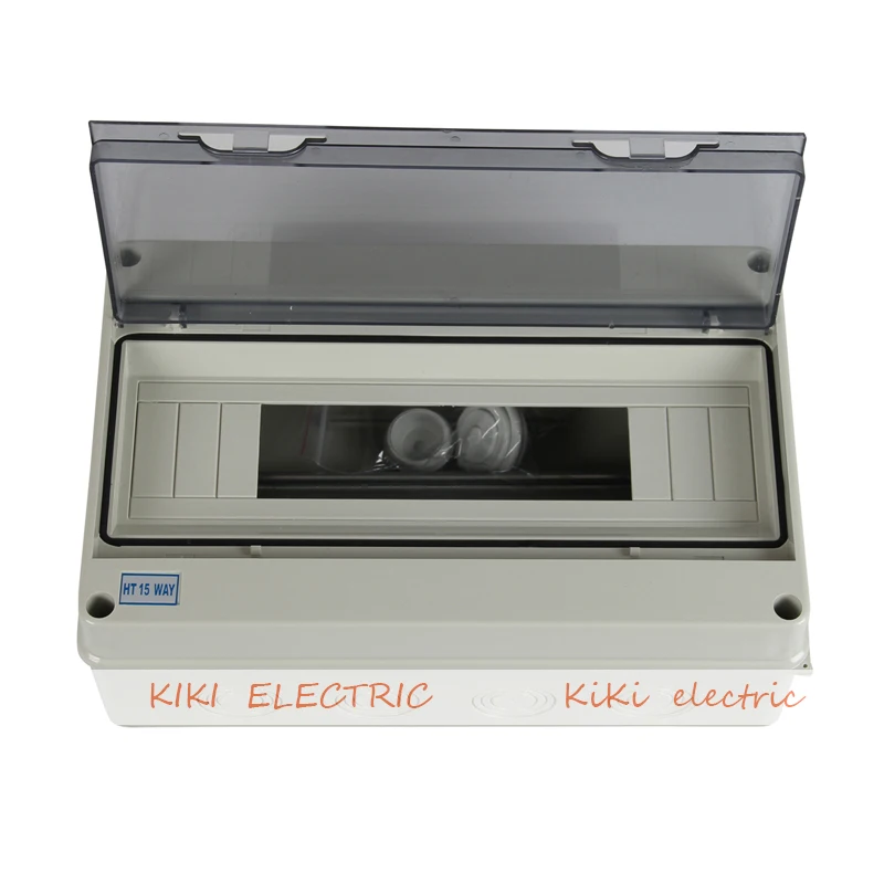 

15 ways SHT-15 mini circuit breaker box waterproof and dustproof distribution box PC transparent cover Light Control box