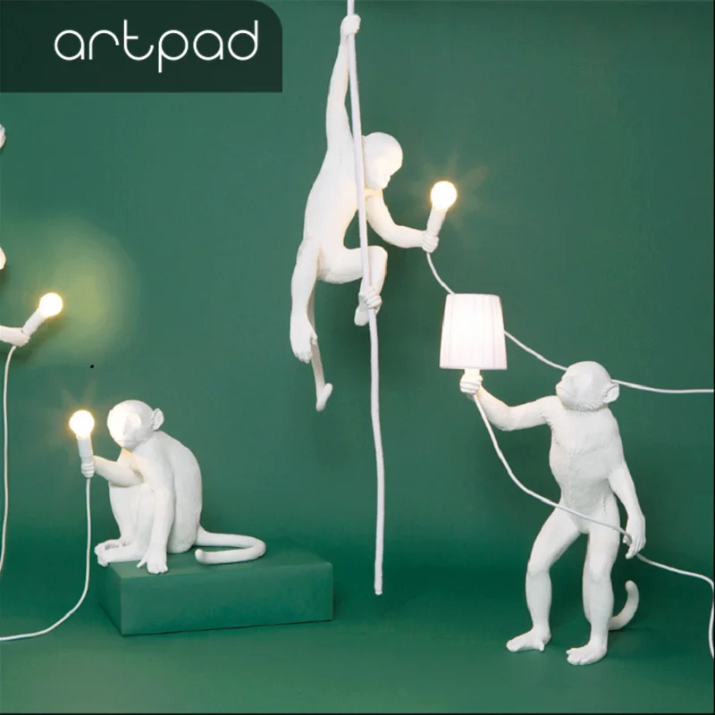 Artpad, дизайнерские настенные светильники, креативный дизайн, детская прикроватная лампа для спальни, настенный Ночной светильник с E27 лампами, вилка и переключатель