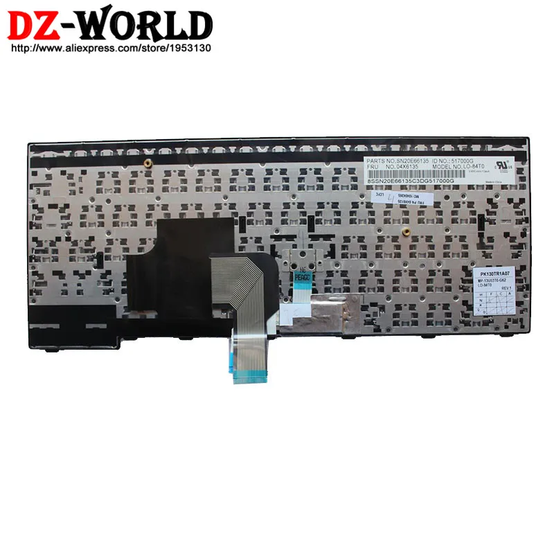 Клавиатура Teclado TH Thai макет для Lenovo Thinkpad E450 E450C E455 E460 E465 04X6135 04X6175 SN20E66135 оригинал |