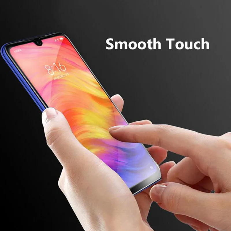 Закаленное стекло 5d с полным наклеиванием для xiaomi redmi 7 чехол покрытием очков ksiomi