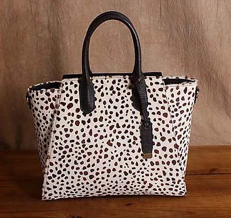 Женская сумка из натуральной кожи с леопардовым принтом|female bag|hand bagbag large |