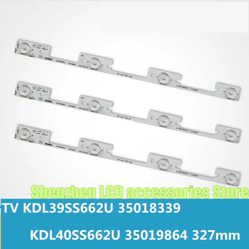 4 шт.* 4 светодиодный s* 6 в светодиодный подсветка для телевизора KDL39SS662U KDL40SS662U 327 мм Новинка