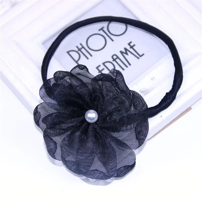 Black UNTAMED для женщин кружевной цветок жемчуг DIY прическа инструмент Бутон блюдо повязка для волос пончики твист Updo Волшебные волосы булочка производитель аксессуары для волос - Цвет: Black