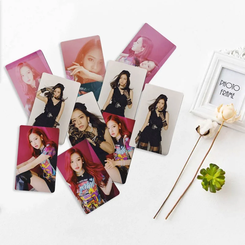 10 шт./партия KPOP BLACKPINK альбом квадратной формы самодельная бумага Lomo карта наклейка фото карта наклейка Фотокарта