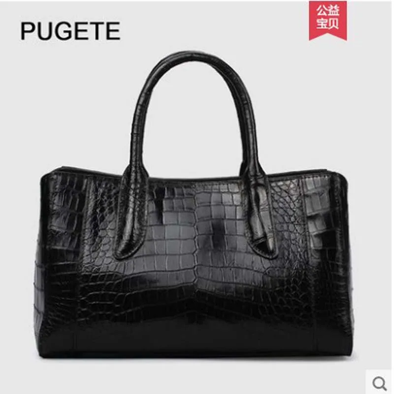 Сумка pugete из тайской крокодиловой кожи для женщин модная сумка через плечо с