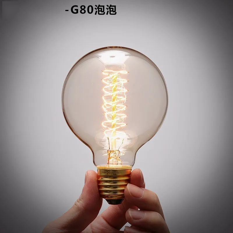 g80 spiral 220 v Современный Винтаж Ретро пеньковая веревка люстра, подвесные светильники Hanglamp Lamparas De Techo подвесной светильник Промышленный Настенный декор светодиодный потолочный светильник - Цвет корпуса: g80 spiral 220 v
