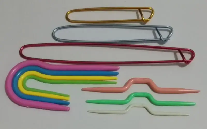 Nova 10 шт. вязальный кабель игла фиксирующий держатель для стежка маркеры