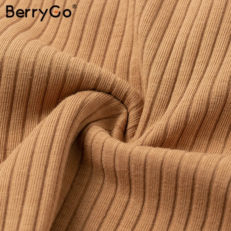 BerryGo Сексуальная v-образным вырезом женская блуза рубашка Элегантная с длинным
