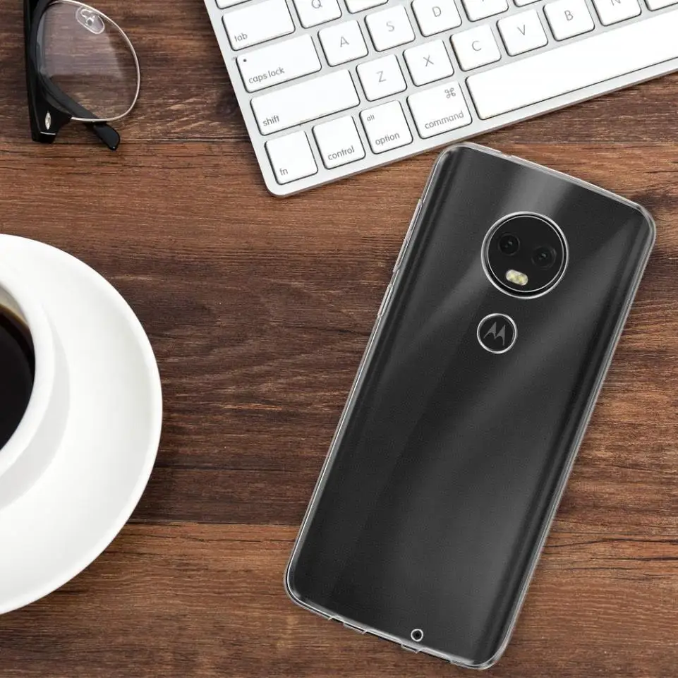 Для Motorola Moto G7/G7 Power/G7 Play/G6/G6 Play/G6 Plus чехол тонкий прозрачный мягкий ТПУ силиконовый