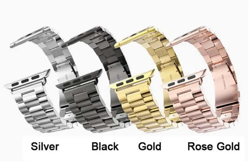 20 шт. ремешок из нержавеющей стали для Apple Watch Band 40 мм 44 мм Бабочка Пряжка ремешок для Apple Watch Band 38 мм 42 мм Серия 1 2 3 4