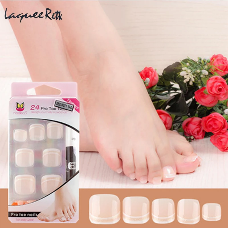 Бренд Laquee модные летние топы 24 шт. акриловые французские украшения цветные