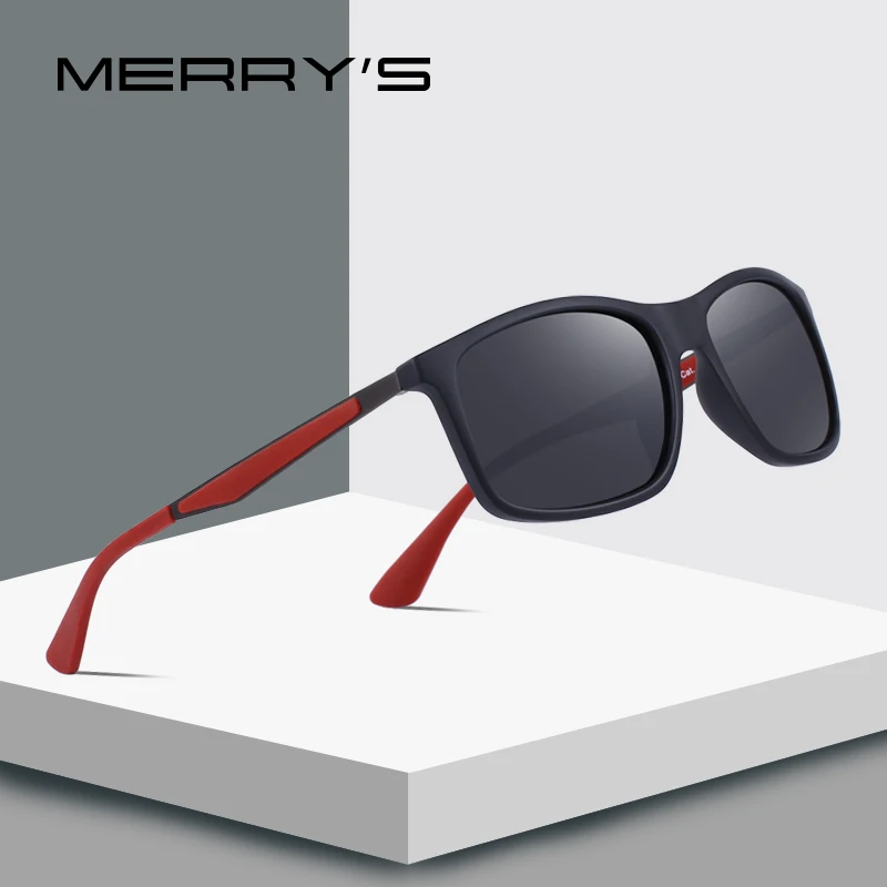 Мужские солнцезащитные очки MERRYS классические поляризационные TR90 с защитой от