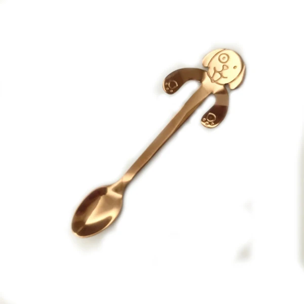 Кофейная/чайная ложка молотый кофе Мини собака с длинной ручкой портативная