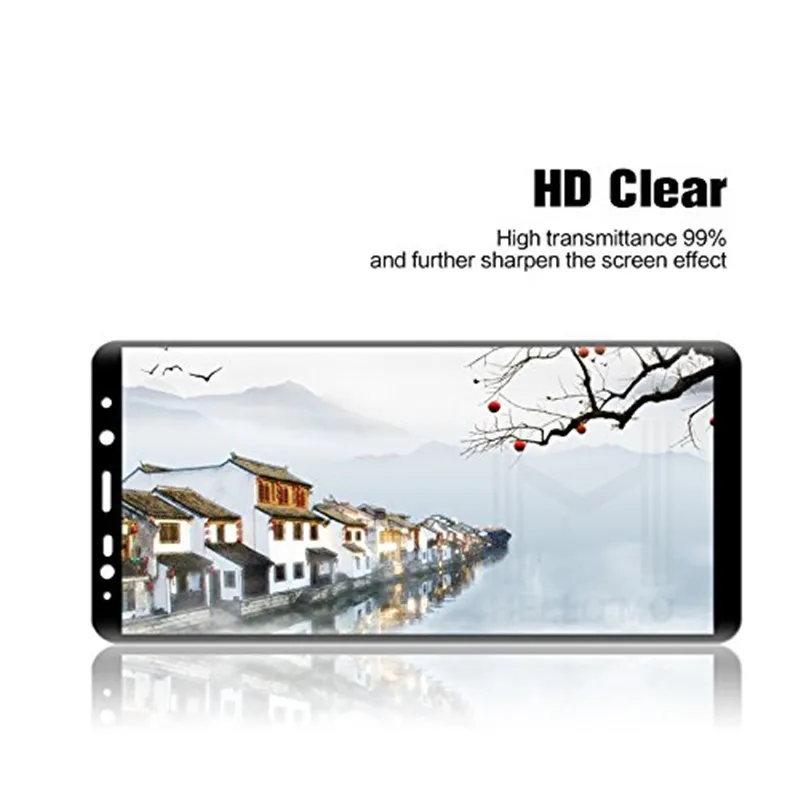 GXE 3D изогнутое полное покрытие закаленное стекло для Samsung Galaxy S8 Plus Защитная пленка