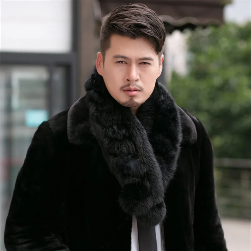

New 2021 Women/Men Warm Genuine Real Rabbit Fur Scarf Ladies Lovely Winter Wraps